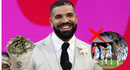 Drake apuesta millonaria suma a que Canadá eliminará a Argentina en la Copa América 2024