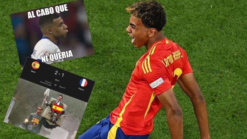 Eurocopa 2024: España derrota a Francia para llegar a la final y los MEMES se burlan de Mbappé