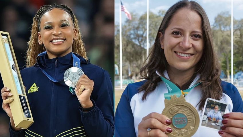 De Adriana Ruano a Rebeca Andrade; estos son los atletas latinos que ganaron medalla de oro en París