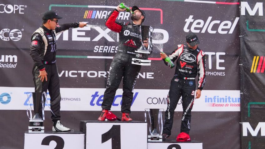 Marco Marín, piloto de Alessandros Racing, se lleva la victoria en la NASCAR Challenge