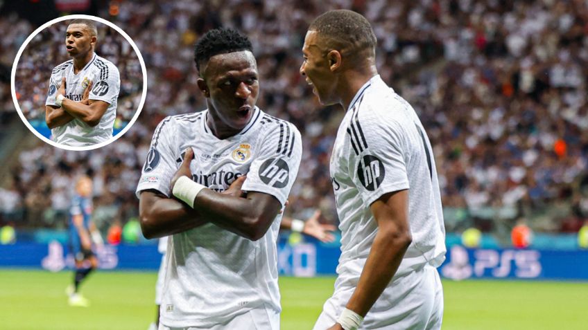 Kylian Mbappé se estrena con el Real Madrid para darle la Supercopa de Europa ante Atalanta