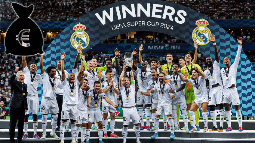 La MILLLONARIA cifra que se llevó el Real Madrid por ganar la Supercopa de Europa