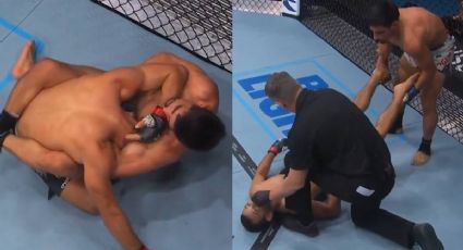 Jesús Aguilar hace historia en la UFC 305 tras desmayar a su rival con tremenda guillotina | VIDEO