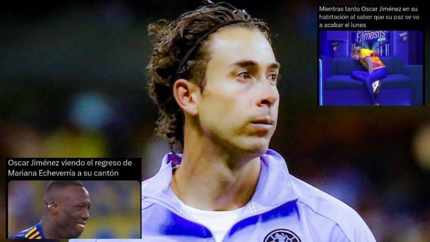Los MEMES se burlan de Óscar Jiménez por la salida de Mariana Echeverría de La Casa de los Famosos