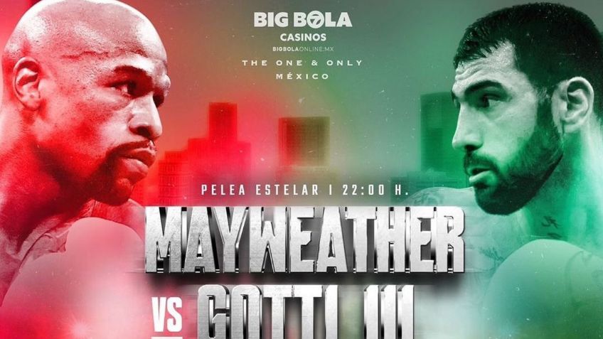 ¿Cuándo y dónde ver en México la pelea de Floyd Mayweather vs John Gotti?