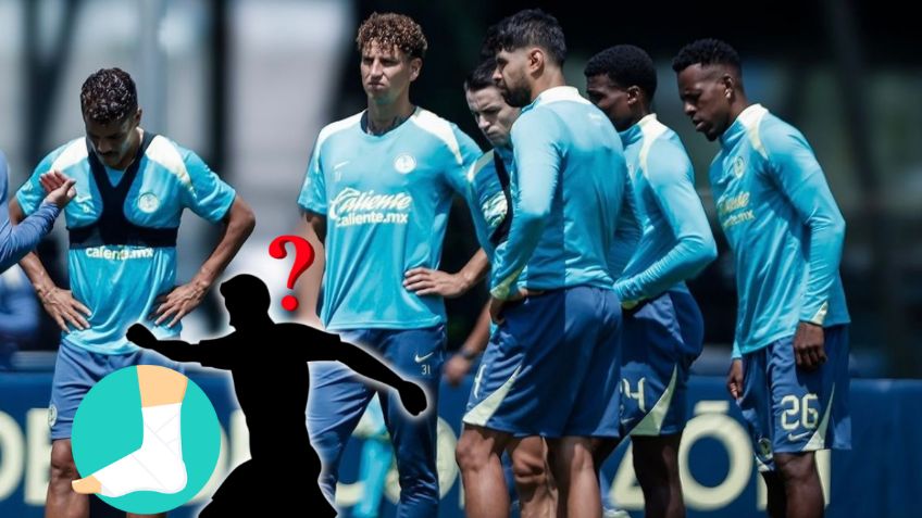 Dura baja en el América; estrella del equipo será operado tras sufrir fuerte lesión