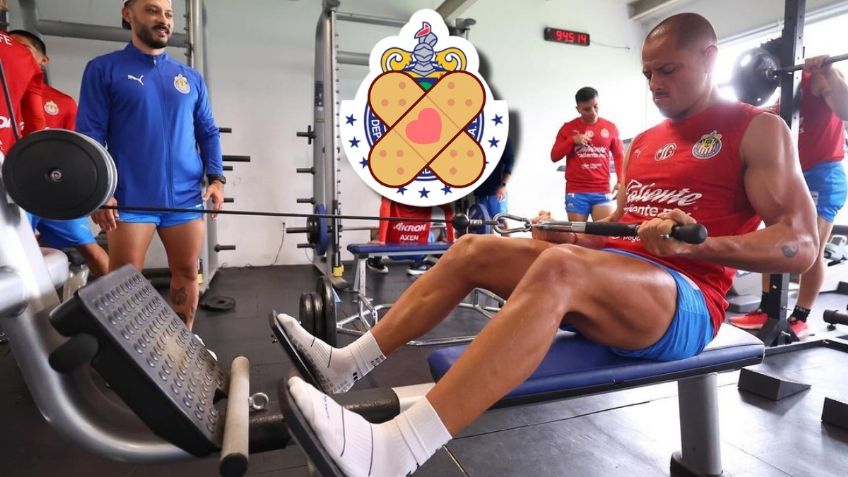 Chicharito Hernández se lesiona una vez más y es baja con Chivas