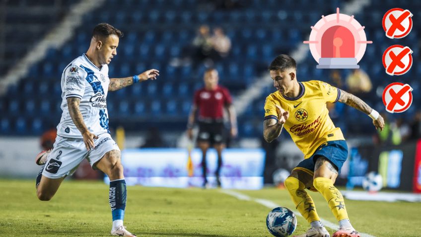 América no convence y sufre su tercera derrota del Apertura 2024 ante el Puebla