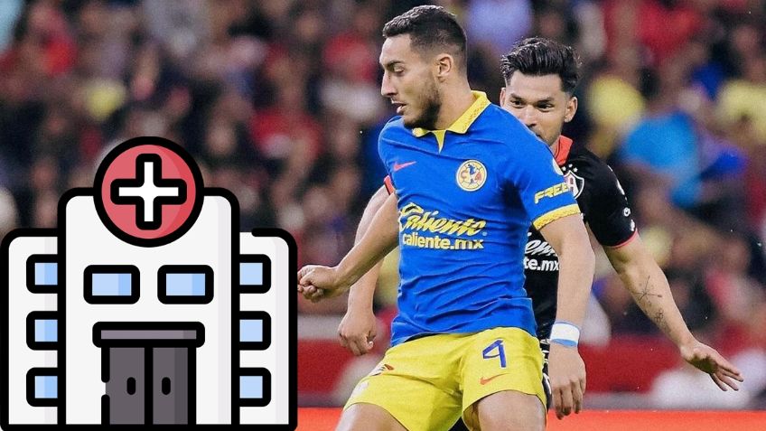 Sebastián Cáceres sufre terrible lesión y es hospitalizado tras la derrota de América ante Puebla