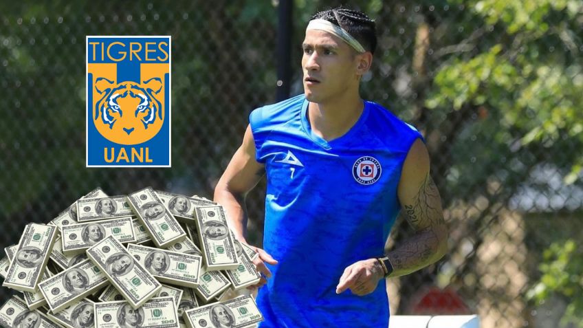 Cruz Azul rompió el mercado; la MILLONARIA fortuna que pagó Tigres por el fichaje de Uriel Antuna