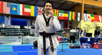 Luis Mario Nájera se cuelga la medalla de plata en ParaTaekwondo tras caer ante Toshtemirov