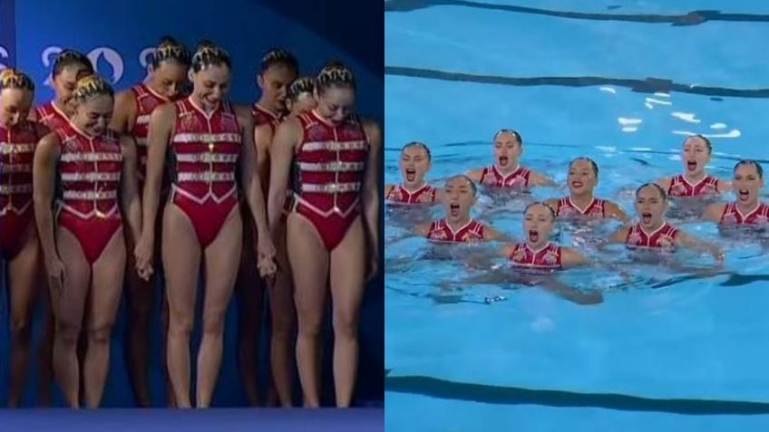 Mexicanas dejan el alma en la natación artística, pero se alejan del podio en París