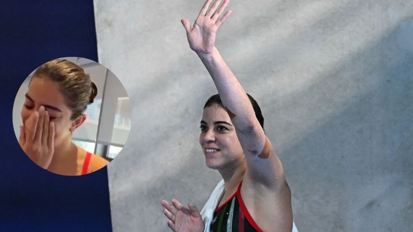 Alejandra Orozco rompe en llanto al escuchar narración de Antonio Rosique por su último clavado