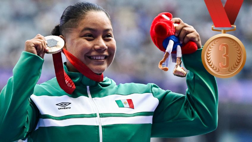 Medalla de bronce para México; Osiris Machado se sube al podio en lanzamiento de disco en París