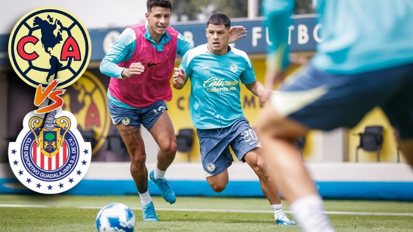 Las sensibles BAJAS que tendrá el América ante Chivas en el Clásico Nacional