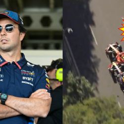 Así fue el fuerte choque de Checo Pérez con Carlos Sainz que lo obligó a abandonar GP de Azerbaiyán