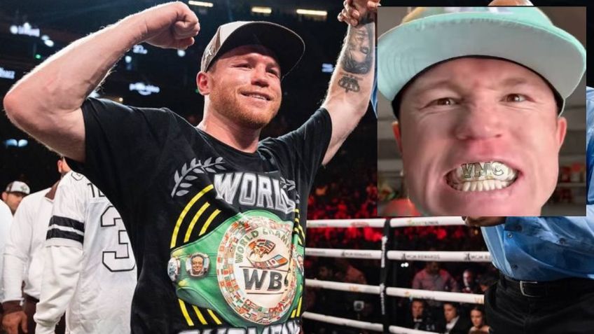 El MILLONARIO protector bucal que Canelo Álvarez usó en su pelea con Edgar Berlanga
