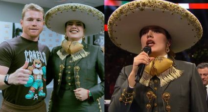 Camila Fernández confiesa por qué se equivocó al cantar el Himno Nacional en pelea de Canelo Álvarez