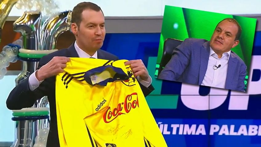 La vez que Cuauhtémoc Blanco le regaló en vivo a André Marín una camiseta del América