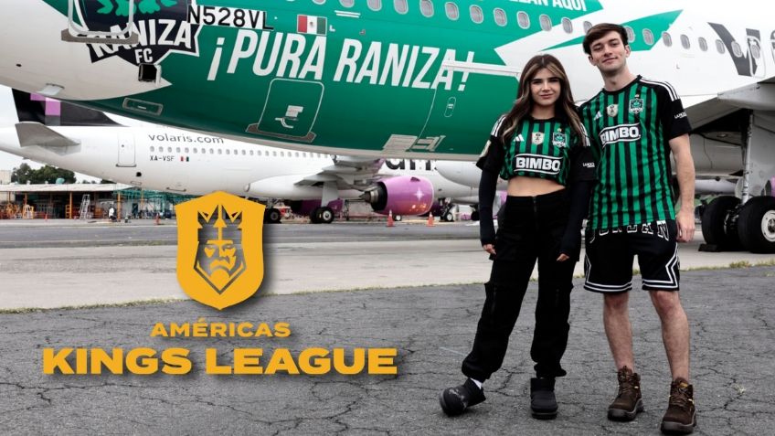 Kings League: Alana y BarcaGamer se unen a Volaris para presentar el avión oficial de La Raniza FC