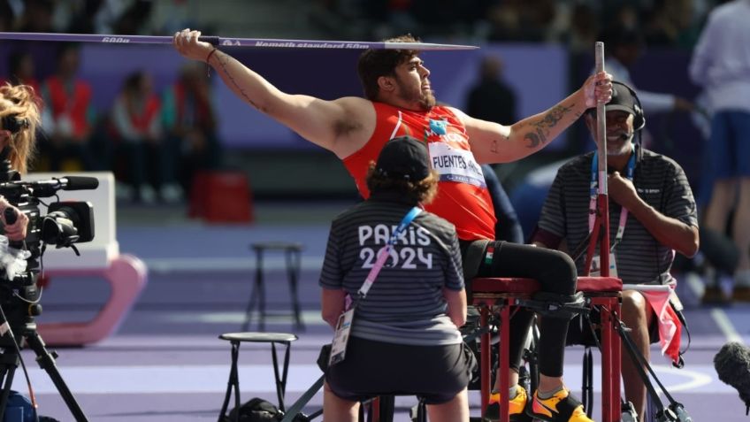 ¡Plata para México! Édgar Fuentes se sube al podio en lanzamiento de jabalina en París 2024