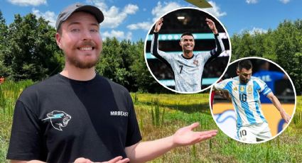 ¿Cristiano Ronaldo o Messi? MrBeast revela quién es el mejor jugador de la historia