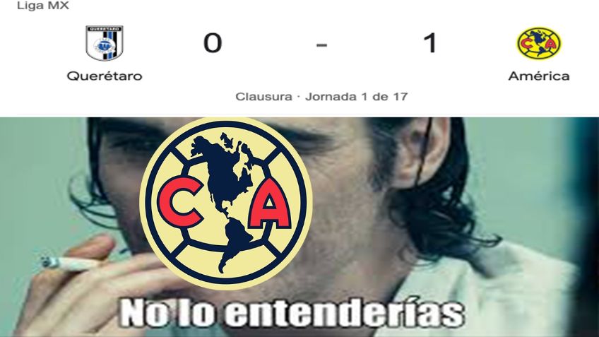América vence a Querétaro en la J1 del Clausura 2025 y los MEMES se burlan de los Gallos