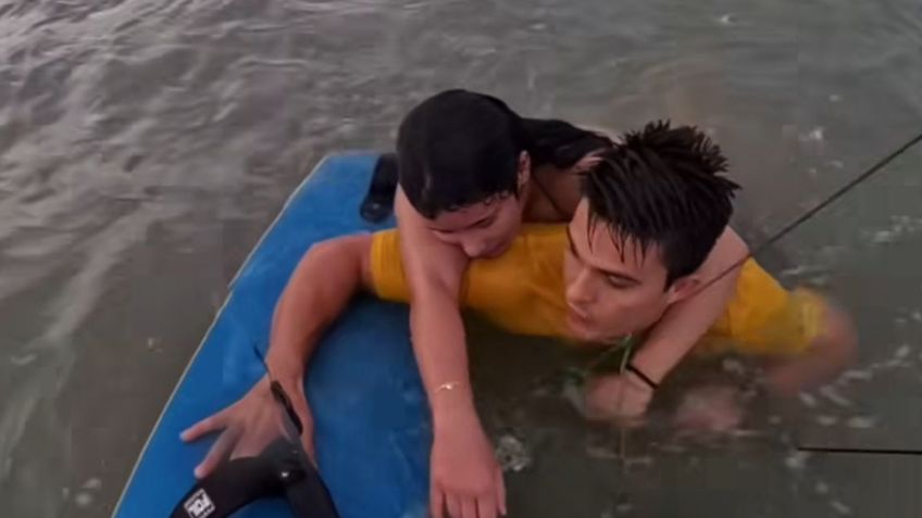 Atleta olímpico rescata a una joven de ahogarse en el mar | VIDEO