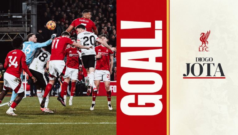 Diogo Joya marca el empate del Liverpool