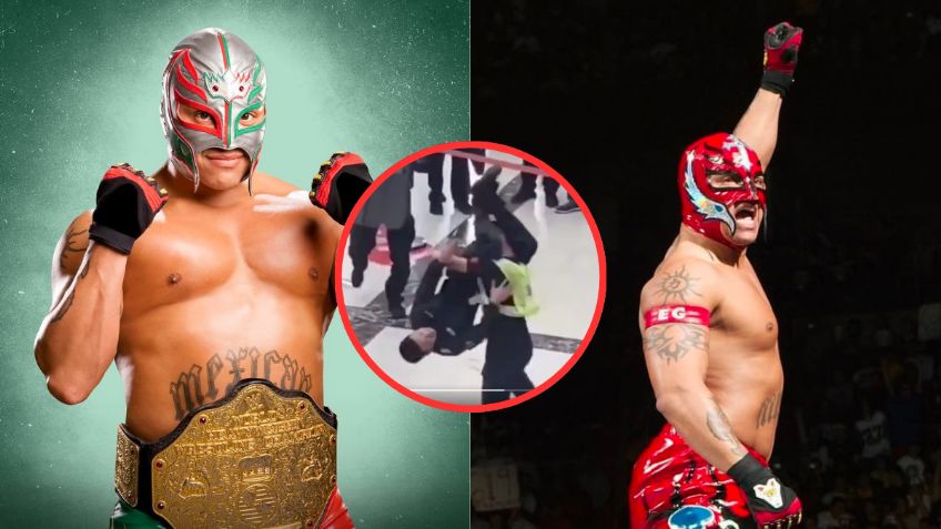 Policía de China imita a Rey Mysterio y derriba a delincuente con brutal hurracarrana | VIDEO