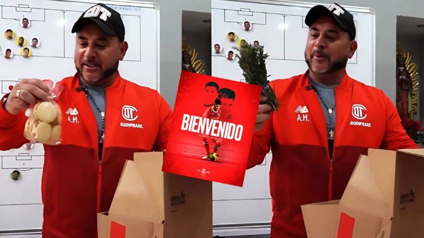 Turco Mohamed presume sus dotes de actor en divertida presentación del nuevo refuerzo de Toluca