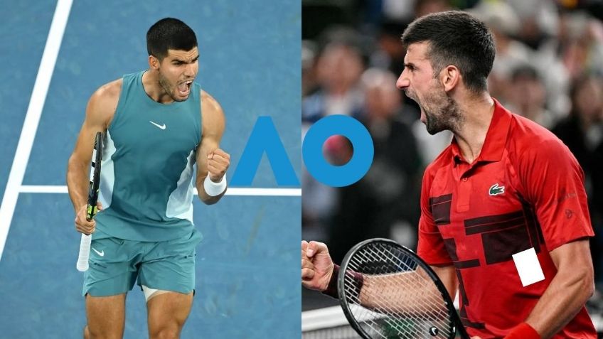 Novak Djokovic y Carlos Alcaraz protagonizarán final adelantada en los Cuartos del Australian Open