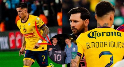 Brian Rodríguez intercambia camiseta con Lionel Messi y se la regala a fotógrafo