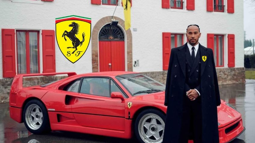 Lewis Hamilton ya palpita los colores de Ferrari: "No podría estar más feliz"