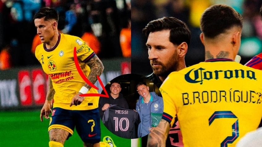 Brian Rodríguez intercambia camiseta con Lionel Messi y se la regala a fotógrafo