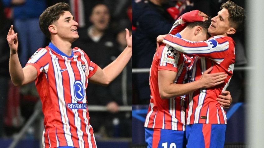 ¡El hombre araña! Julián Álvarez anota doblete y comanda remontada de Atlético sobre Leverkusen