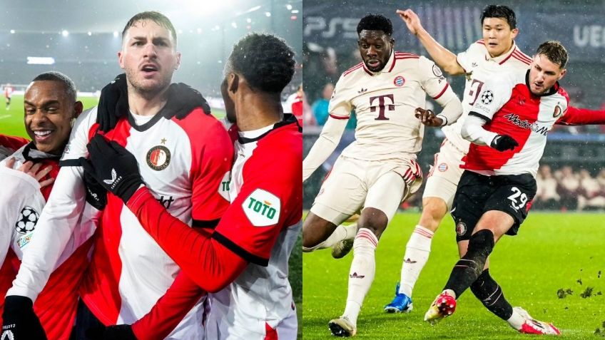 Así fue el golazo de Santiago Giménez ante el Bayern Múnich en Champions | VIDEO