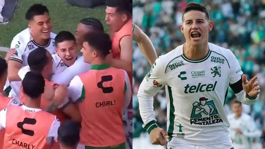 ¡Despertó la fiera! Así fue el primer gol de James Rodríguez en la Liga MX | VIDEO