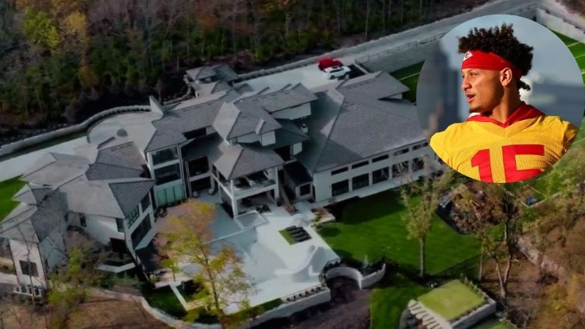 Así luce la LUJOSA casa de Patrick Mahomes, quarterback de Kansas City Chiefs