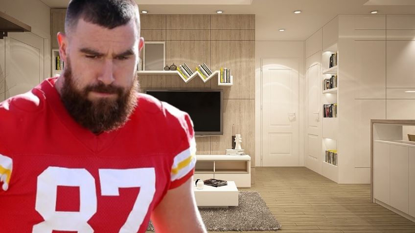 Así luce la LUJOSA casa de Travis Kelce, novio de Taylor Swift y estrella de Kansas City Chiefs