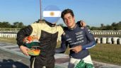 Foto ilustrativa de la nota titulada: Franco Colapinto se divierte en karting junto a estrella de la música