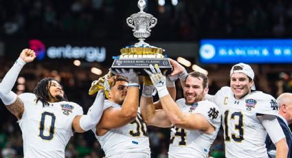 Notre Dame vence a Georgia en el Sugar Bowl y avanza a la Final Four del futbol americano colegial