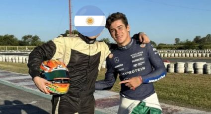 Franco Colapinto se divierte en karting junto a estrella de la música