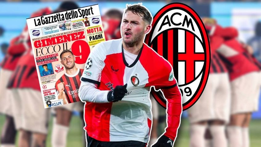 Santiago Giménez roba portadas en Italia, así anuncia la prensa su llegada al Milán