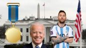 Foto ilustrativa de la nota titulada: Joe Biden otorgará Medalla de la Libertad a Lionel Messi: Será el primer argentino en conseguirla