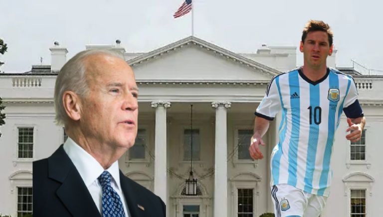 Biden recibirá en La Casa Blanca a Messi. AFP