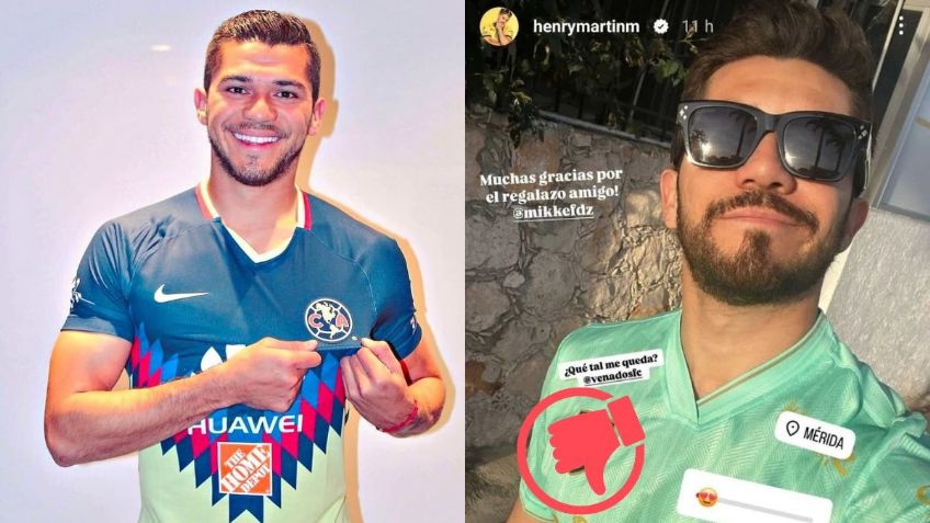 ¿Se va del América? Henry Martín reaparece con jersey de otro equipo | FOTO
