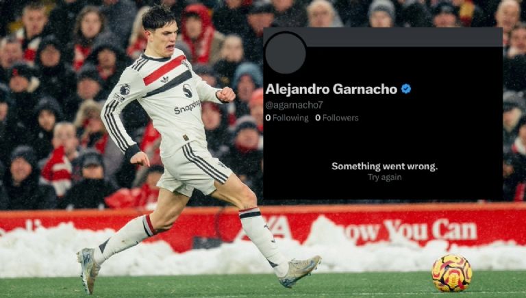 Garnacho borra su cuenta de X