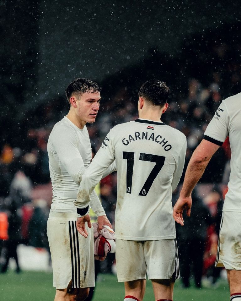 Asistencia de Garnacho vs Liverpool