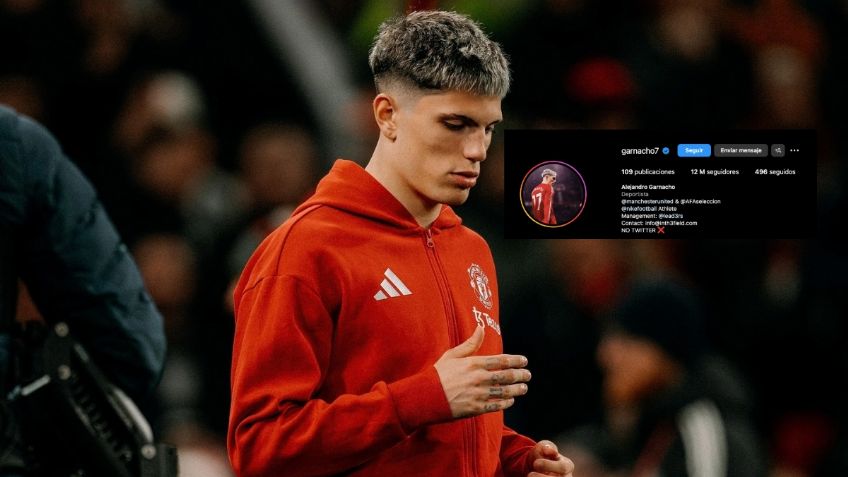 Así reaccionó Alejandro Garnacho ante las críticas de los fanáticos del Manchester United